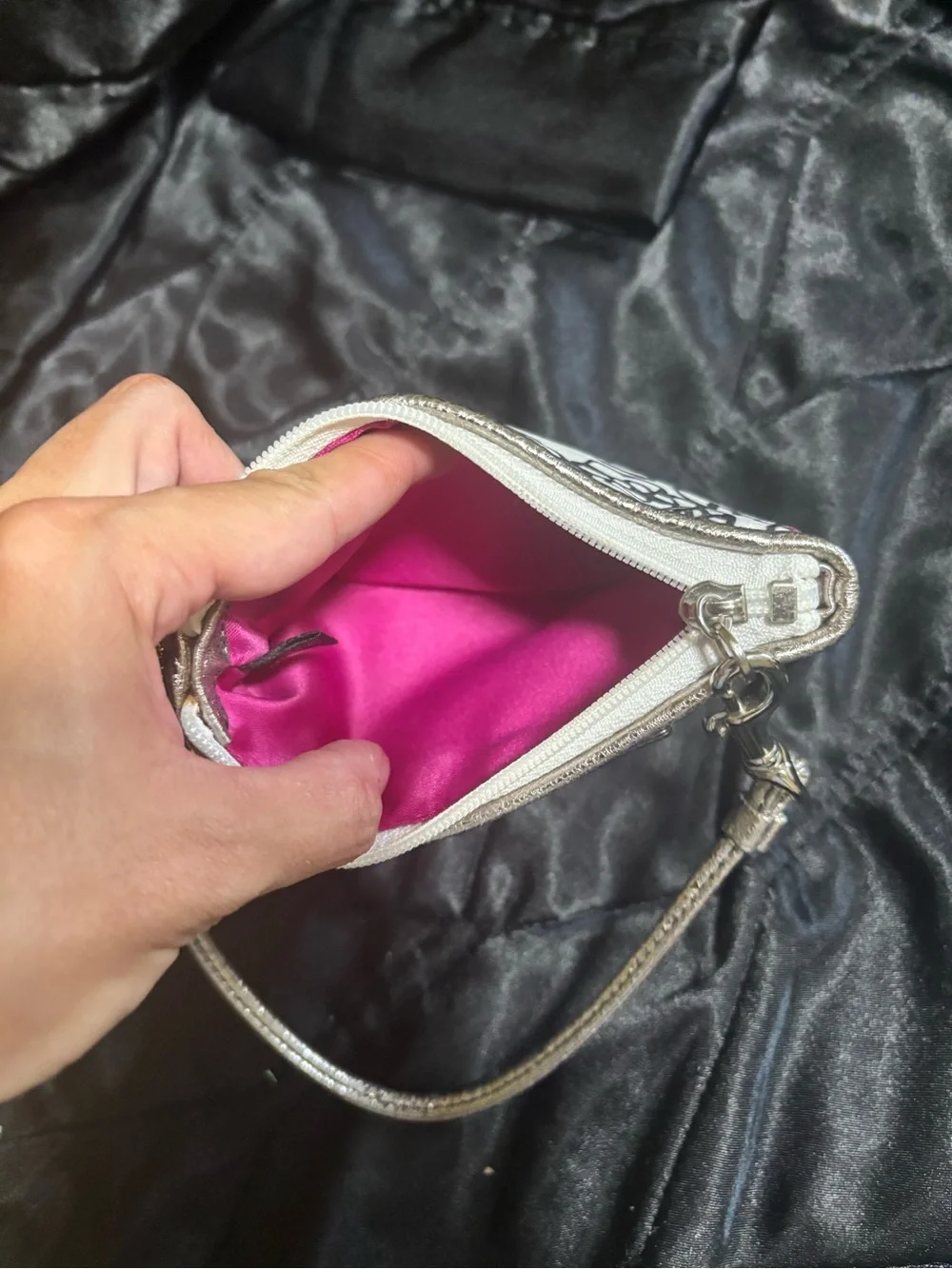 COACH Poppy Sateen Small Wristlet
